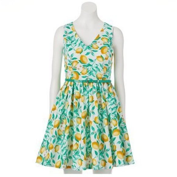 Elle | Dresses | Elle Lemon Dress With Crisscross Back New | Poshmark